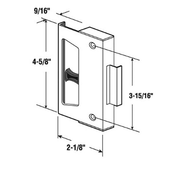 Screen Handle - Clamp Type - Black - Screen Handle - Clamp Type - Black