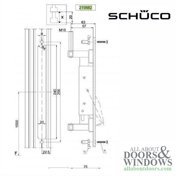 Schuco Rebate Shoot Bolt and STL 63 - Schuco Rebate Shoot Bolt and STL 63