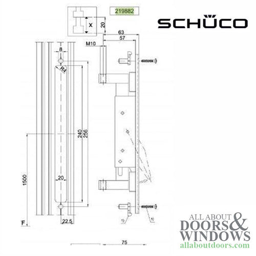 Schuco Rebate Shoot Bolt and STL 63 - Schuco Rebate Shoot Bolt and STL 63