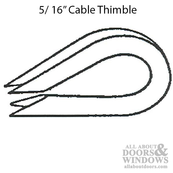 Cable Thimble - 5/16 Inch - Cable Thimble - 5/16 Inch