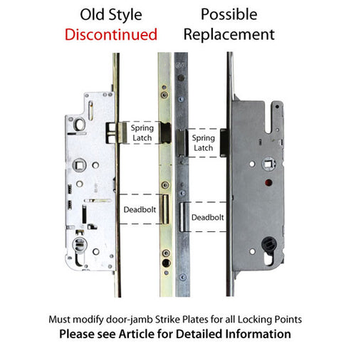 Atrium MP Lock, GU Tripact Europa 45/92 Active 3-Pt Multipoint Lock, Tongue Version - Atrium MP Lock, GU Tripact Europa 45/92 Active 3-Pt Multipoint Lock, Tongue Version