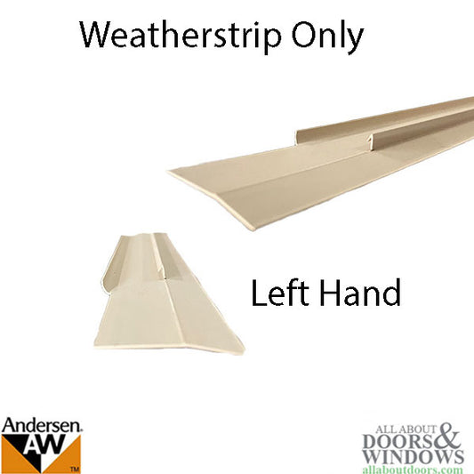 Interlock Weatherstrip, 2 Panel, Operating Panel -Tan