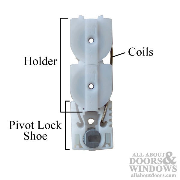 PivotTrue® Tandem Constant Force Coil Double Hung Window Balance - Choose Weight - PivotTrue® Tandem Constant Force Coil Double Hung Window Balance - Choose Weight