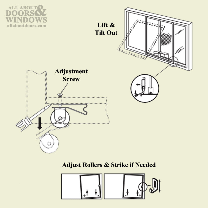 Spring Roller Assembly with 1 Inch Nylon Wheel for Sliding Screen Door - Spring Roller Assembly with 1 Inch Nylon Wheel for Sliding Screen Door