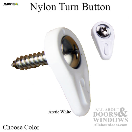 Marvin Nylon Turn Button for Energy Panels - Choose Color