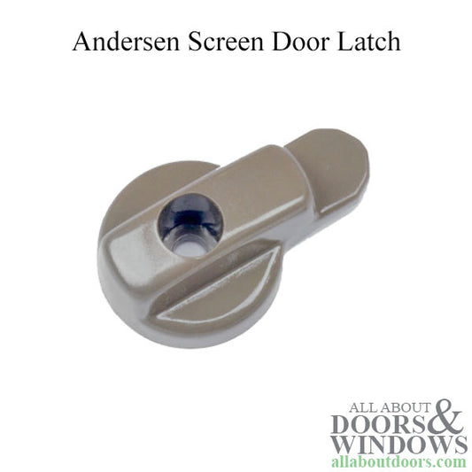 Andersen Screen Door Latch / Lock - Stone