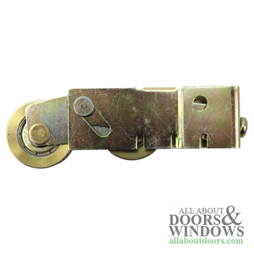 Sliding Glass Door Tandem Concave Roller with Adjustable Plain Back Housing and 1.75 Inch Wheel Diameter - Sliding Glass Door Tandem Concave Roller with Adjustable Plain Back Housing and 1.75 Inch Wheel Diameter