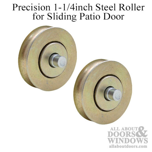 1-1/4 Inch Steel Roller for Sliding Patio Door - 1-1/4 Inch Steel Roller for Sliding Patio Door