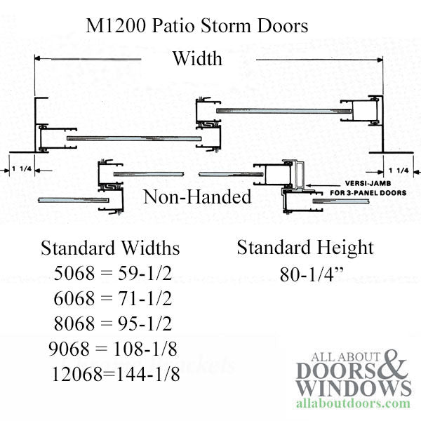 Columbia  M1200 Patio Storm Door, Clear Safety Tempered Glass - Columbia  M1200 Patio Storm Door, Clear Safety Tempered Glass