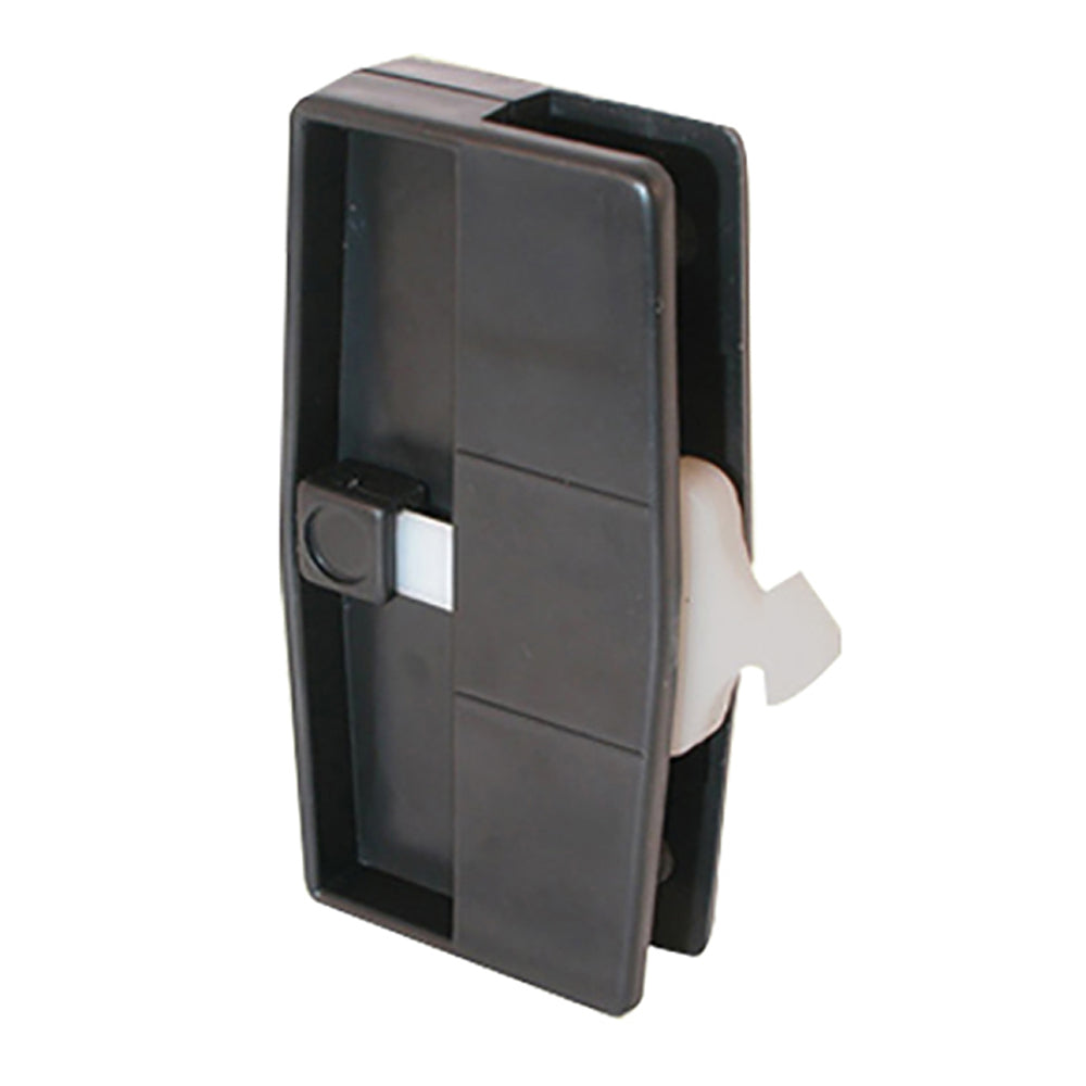 Latch & Pull with Security Lock for Sliding Screen Door - Black - Latch & Pull with Security Lock for Sliding Screen Door - Black