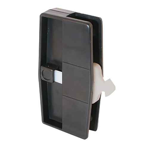 Latch & Pull with Security Lock for Sliding Screen Door - Black - Latch & Pull with Security Lock for Sliding Screen Door - Black