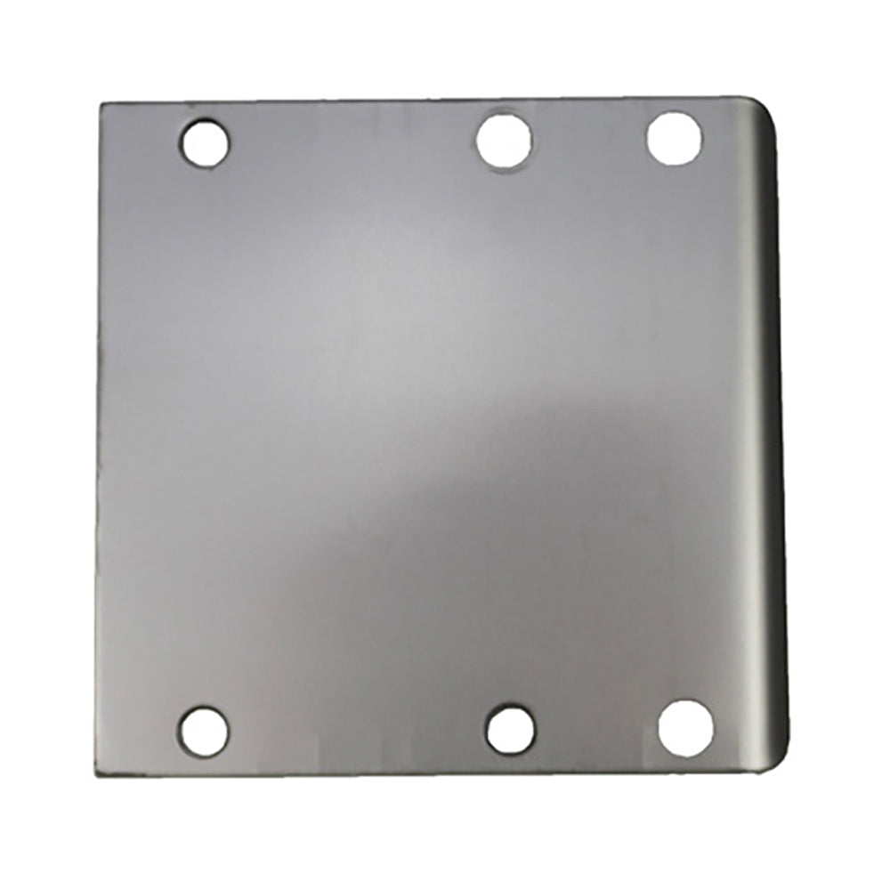 HOPPE Latch and Deadbolt Strike with Extended Curved Lip Non-Handed Stainless Steel - HOPPE Latch and Deadbolt Strike with Extended Curved Lip Non-Handed Stainless Steel