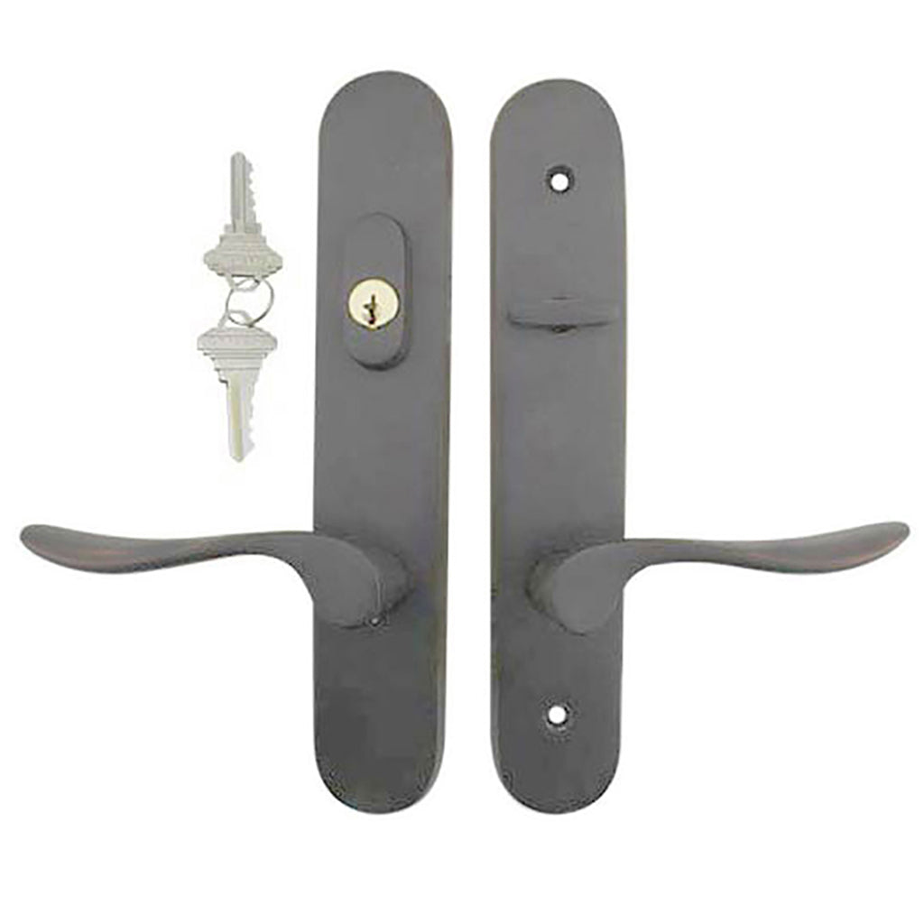 Marvin Active Keyed Multi-point Lock Trim for Hinged Door - Oil Rubbed Bronze PVD - Marvin Active Keyed Multi-point Lock Trim for Hinged Door - Oil Rubbed Bronze PVD