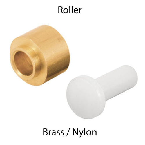 Roller (Flat) - Sliding Windows, Solid Brass / Nylon - Roller (Flat) - Sliding Windows, Solid Brass / Nylon