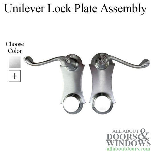 Marks Unilever Lock Plate Assembly, with Levers attached - Choose Color