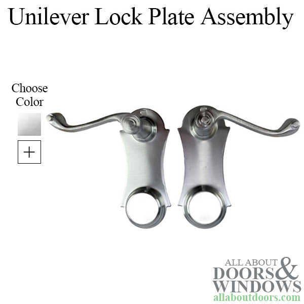 Marks Unilever Lock Plate Assembly, with Levers attached - Choose Color - Marks Unilever Lock Plate Assembly, with Levers attached - Choose Color