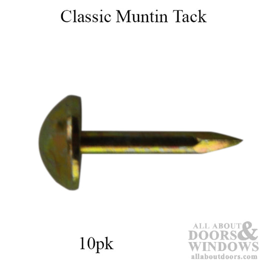 Pella Classic Muntin Tack for Wood Grilles / Grids - Brass