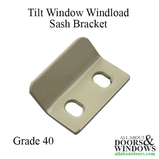 Weather Shield Tilt window Grade 40 Wind load Snubber Sash Bracket - Tan