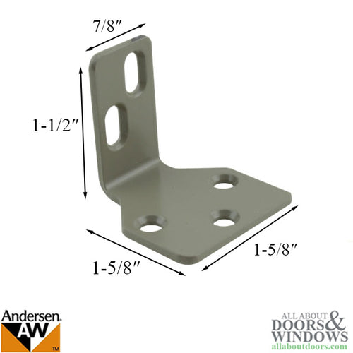 Stationary Panel Head Bracket Clip - Stone - Stationary Panel Head Bracket Clip - Stone