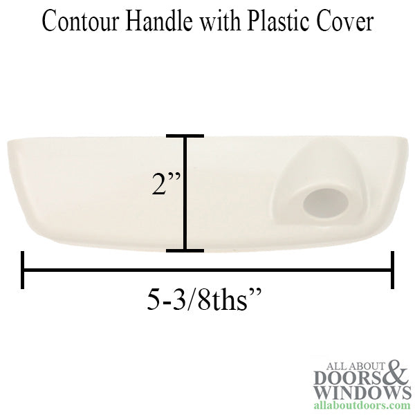 Truth Contour Handle with Plastic Cover for Encore Series Operators, Left Hand - Truth Contour Handle with Plastic Cover for Encore Series Operators, Left Hand