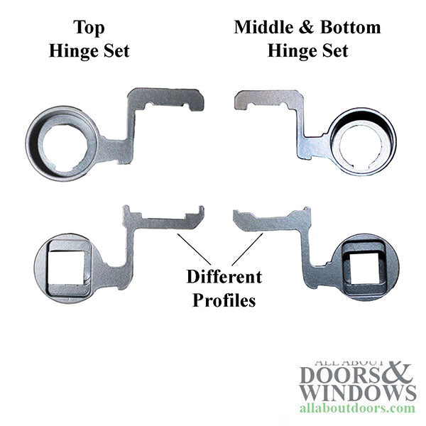 Butt Hinge Aluminum Balcony and Terrace doors  Bottom & Middle - Butt Hinge Aluminum Balcony and Terrace doors  Bottom & Middle