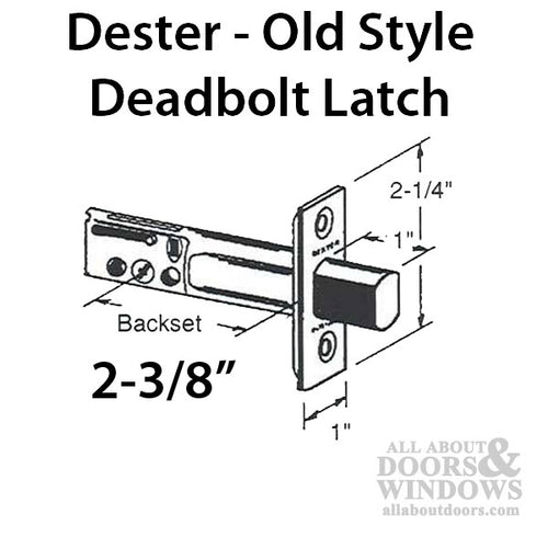 Dexter/ Master Dead Bolt Latch,  Entry Door 2-3/8 Backset - Dexter/ Master Dead Bolt Latch,  Entry Door 2-3/8 Backset