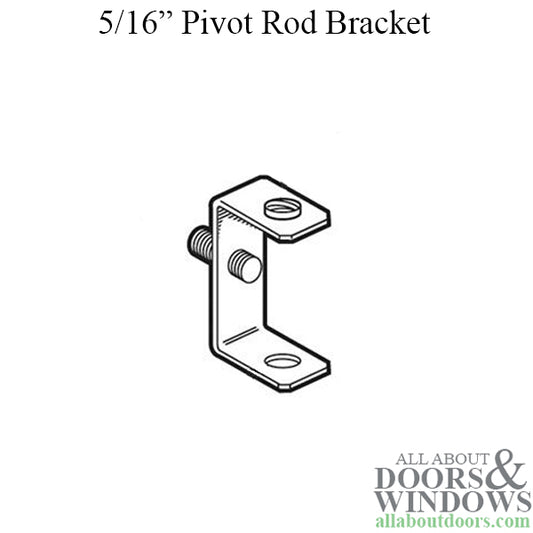 Bracket, Pivot Rod, Metal Bi-Fold Door