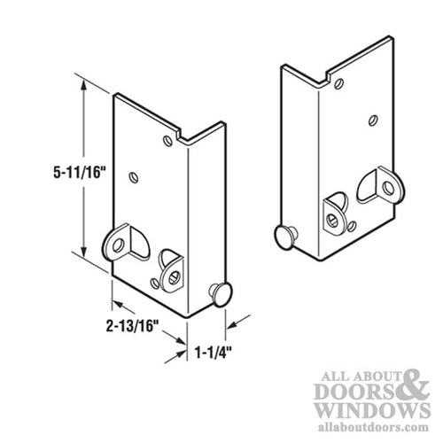 Bottom Lifting Bracket Set, Left & Right - Pairs - Bottom Lifting Bracket Set, Left & Right - Pairs