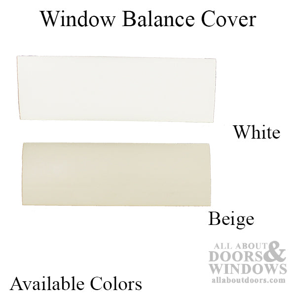 Window balance cover, vinyl filler bead 7-1/2 - Window balance cover, vinyl filler bead 7-1/2