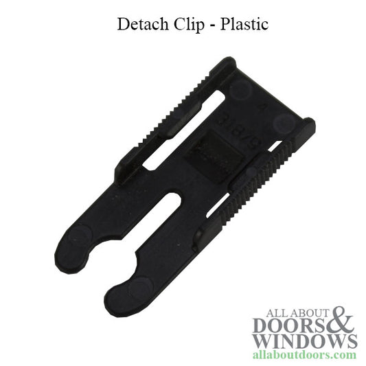 Truth Hardware Plastic Detach Clip For Awning and Casement Windows Black Clip