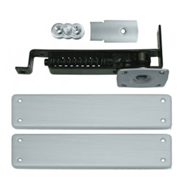 Double Action Spring Hinge, Floor Mount - Choose Finish - Double Action Spring Hinge, Floor Mount - Choose Finish