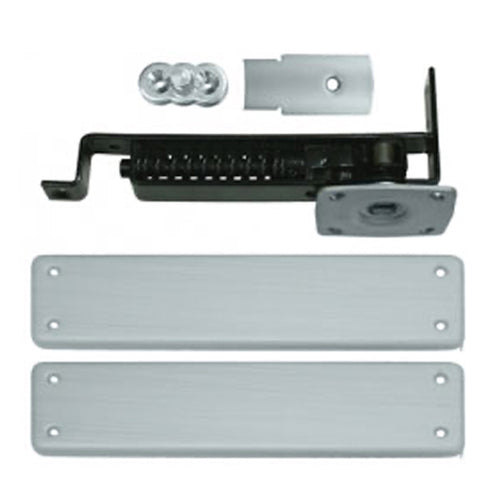 Double Action Spring Hinge, Floor Mount - Choose Finish - Double Action Spring Hinge, Floor Mount - Choose Finish