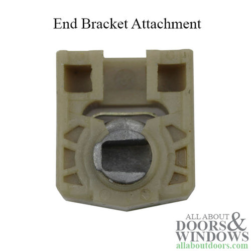 End Bracket Attachment, #22  64B Tilt Series Channel Balance - Black - End Bracket Attachment, #22  64B Tilt Series Channel Balance - Black