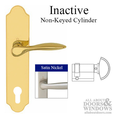 Handleset, New Orleans M1610/3965N, Inactive - Satin Nickel - Handleset, New Orleans M1610/3965N, Inactive - Satin Nickel