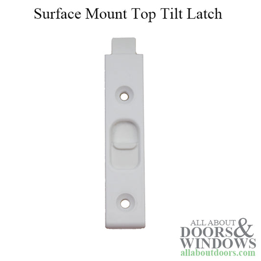 Surface mount tilt latch, 5/8 x 2-7/8, Non-handed Sq. End