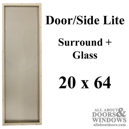 Therma-Tru 20 x 64 Surround, W/ Glass , 1 Lite - Therma-Tru 20 x 64 Surround, W/ Glass , 1 Lite