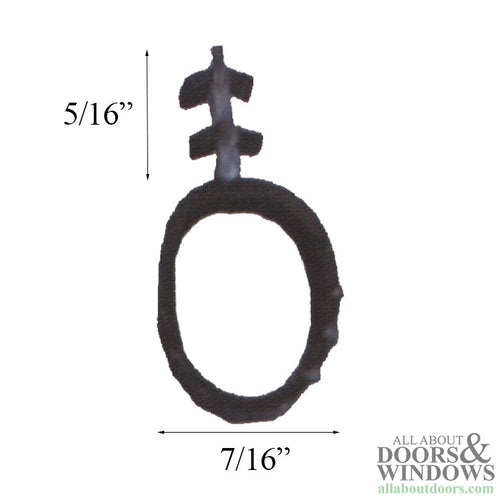 Pella PCS Sliding Door Frame Weatherstrip Black - Pella PCS Sliding Door Frame Weatherstrip Black