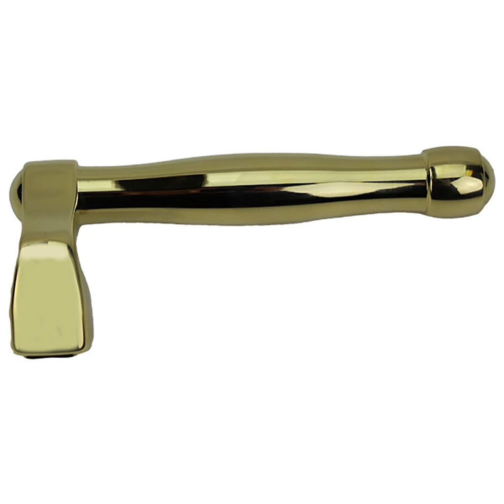 Fuhr L-Handle Dummy Handle Right Hand Bright Brass - Fuhr L-Handle Dummy Handle Right Hand Bright Brass