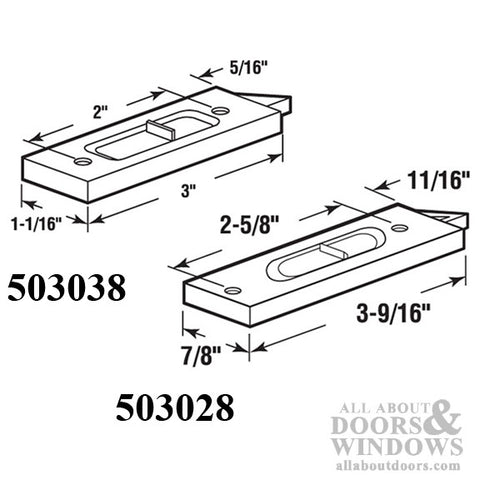 Concealed Internal Tilt-In latch, Wide - DISCONTINUED: See Notes - Concealed Internal Tilt-In latch, Wide - DISCONTINUED: See Notes