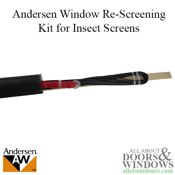 Andersen Patio Door Rescreening Kit Fits All Doors 1968 to Present - Andersen Patio Door Rescreening Kit Fits All Doors 1968 to Present