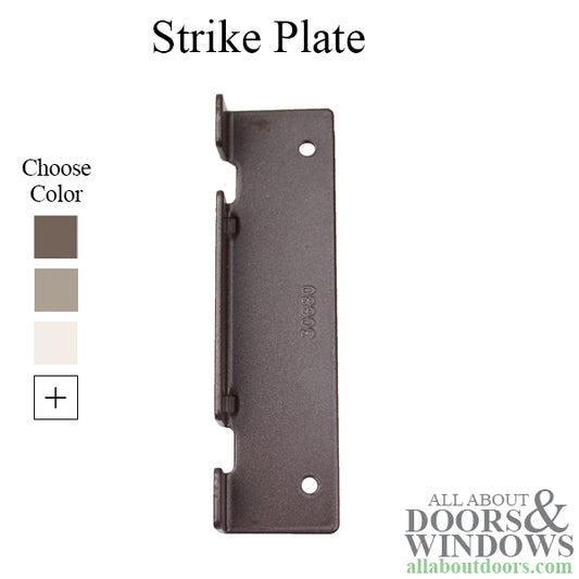 Truth Auxiliary Strike Plate Foot Bolt Keeper 2 Hole Angled