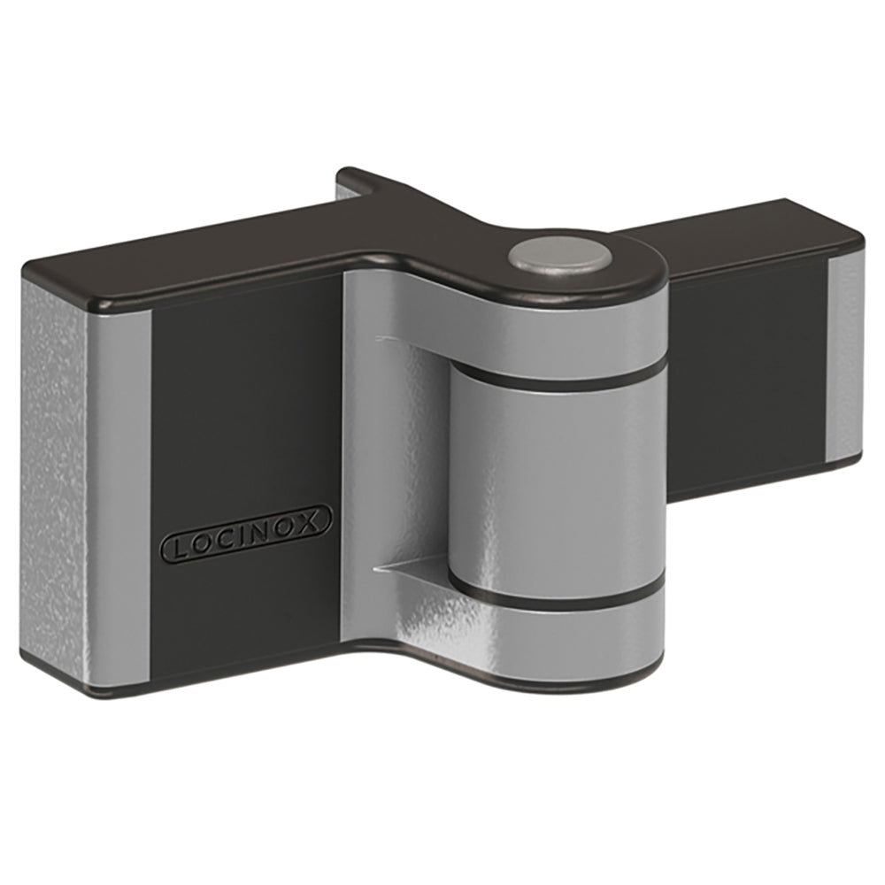 Locinox Puma Compact 2-Way Adjustable 180 Degree Surface-Mounted Hinge - Choose Color - Locinox Puma Compact 2-Way Adjustable 180 Degree Surface-Mounted Hinge - Choose Color
