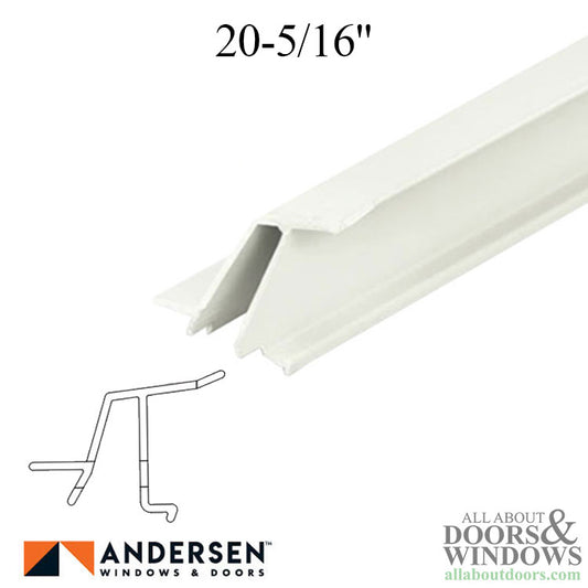 Andersen, Perma-Shield Awning / Casement Glazing Bead, 3/8", C2, 20-5/16" Length, White