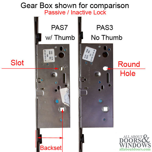 Passive 60/92 Sentinel Multi-point door lock - SS - Passive 60/92 Sentinel Multi-point door lock - SS