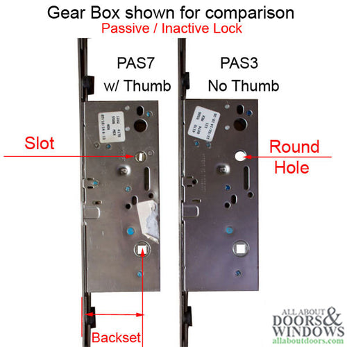 Passive 60/92 Sentinel Multi-point door lock - SS - Passive 60/92 Sentinel Multi-point door lock - SS