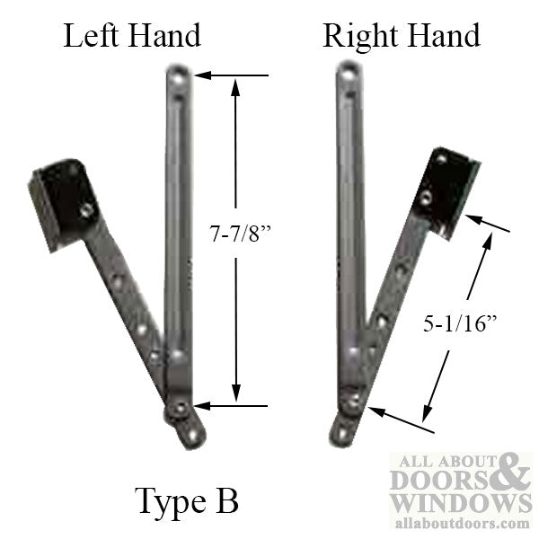 Peachtree Top Type B Casement Hinge - Peachtree Top Type B Casement Hinge