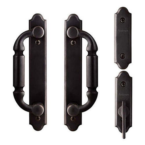 Andersen Frenchwood Gliding Door Trim Covington, 4 Panel Interior & Exterior  - Oil Rubbed Bronze - Andersen Frenchwood Gliding Door Trim Covington, 4 Panel Interior & Exterior  - Oil Rubbed Bronze