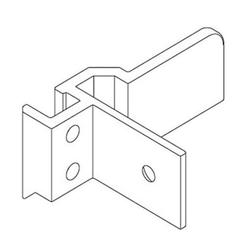 Andersen Tilt-Wash/Stormwatch Left Lower Corner Bracket - White - Andersen Tilt-Wash/Stormwatch Left Lower Corner Bracket - White