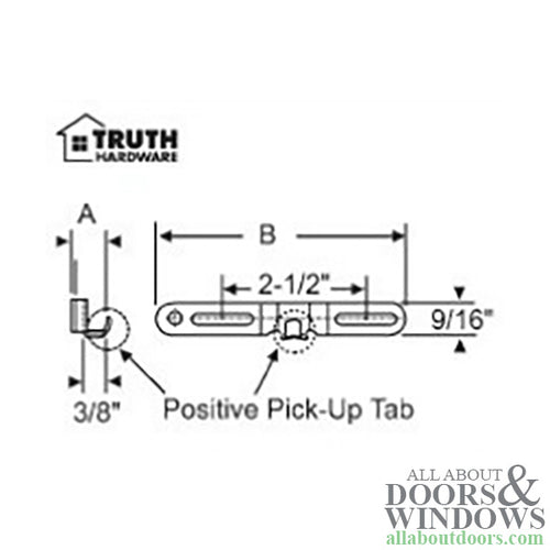 Truth 31384 Keeper, Flat Base, with .373 Positive Pick-Up Tab - Truth 31384 Keeper, Flat Base, with .373 Positive Pick-Up Tab