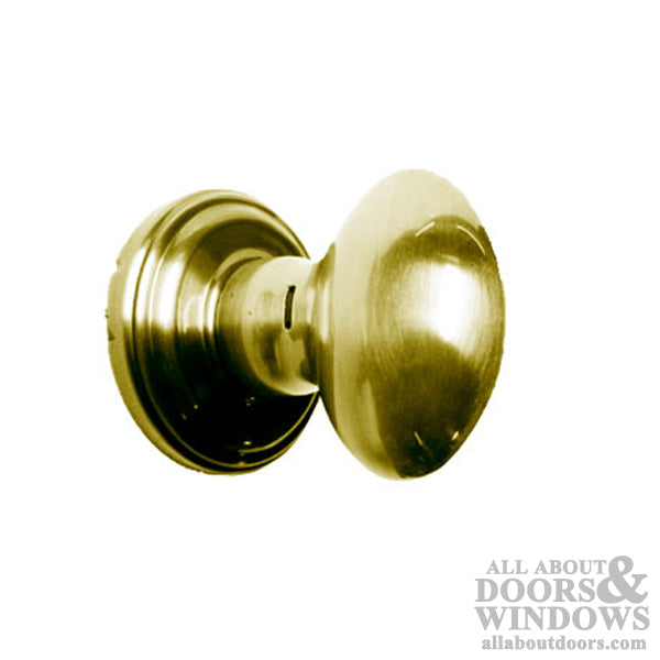 Kwikset 732W-L03 Windham Dummy Door Knob Pair Polished Brass Dummy Door Handle Pair - Kwikset 732W-L03 Windham Dummy Door Knob Pair Polished Brass Dummy Door Handle Pair